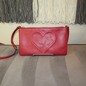 Red Heart Crossbody Purse